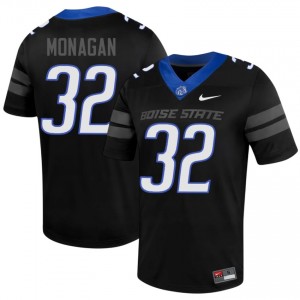 BSU Carson Monagan #32 Black Jersey | Durable Swen University Football Men Apparel 85934400