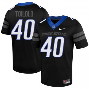Black De'Shawn Toilolo #40 BSU Jersey | Men College Football Pro-Grade Swen 84977645