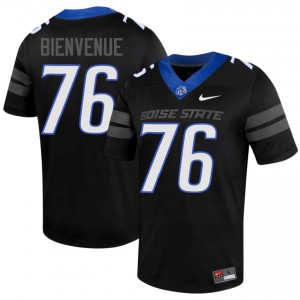 Greg Bienvenue #76 BSU Broncos Jersey | Gameday Black College Football Men Stitch 13816916