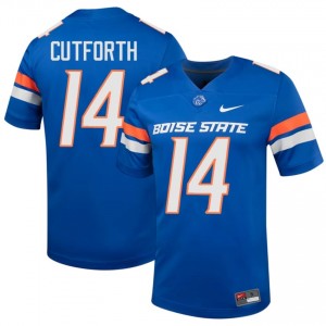 Royal Max Cutforth #14 Boise State Jersey | Men University Football Top-Tier Embroidery 80493864