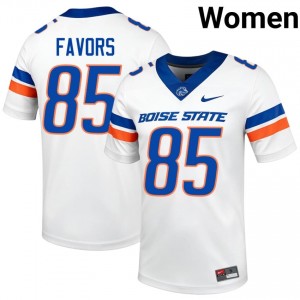 Terrious Favors #85 BSU Jersey | Alumni White Player Football Women Stitched 35210984