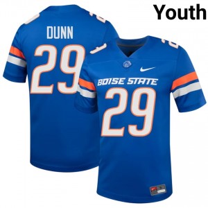 Lincoln Dunn #29 Boise State Jersey | Moisture Wicking Royal High School Football Youth Embroidery 22007180