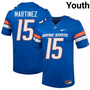 Royal Zeke Martinez #15 BSU Jersey | Youth High School Football Limited Embroidery 70416593