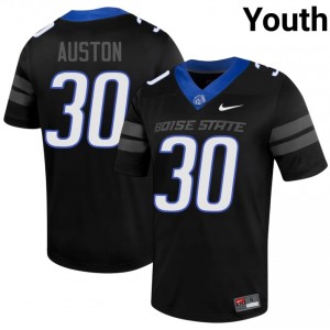 Adam Auston #30 BSU Jersey | Moisture Wicking Black High School Football Youth Stitch 99662608