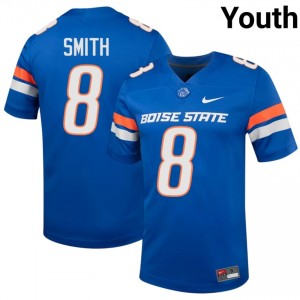 Sherrod Smith #8 Boise State Jersey | Gameday Royal College Football Youth Embroidery 32647460