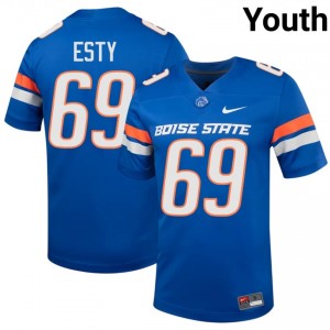 Zander Esty #69 Boise State Jersey | Alumni Royal Player Football Youth Embroidery 84612990